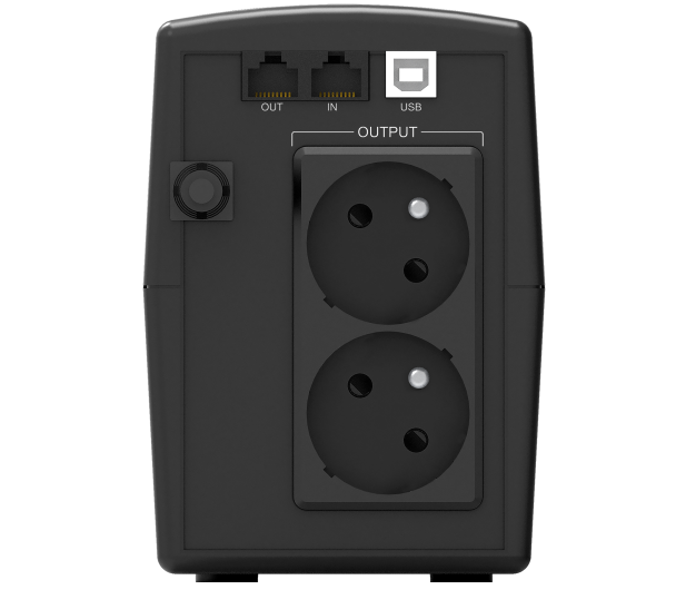 Power Walker LINE-INTERACTIVE (1000VA/600W, 2x FR, LCD, AVR) - 544097 - zdjęcie 2